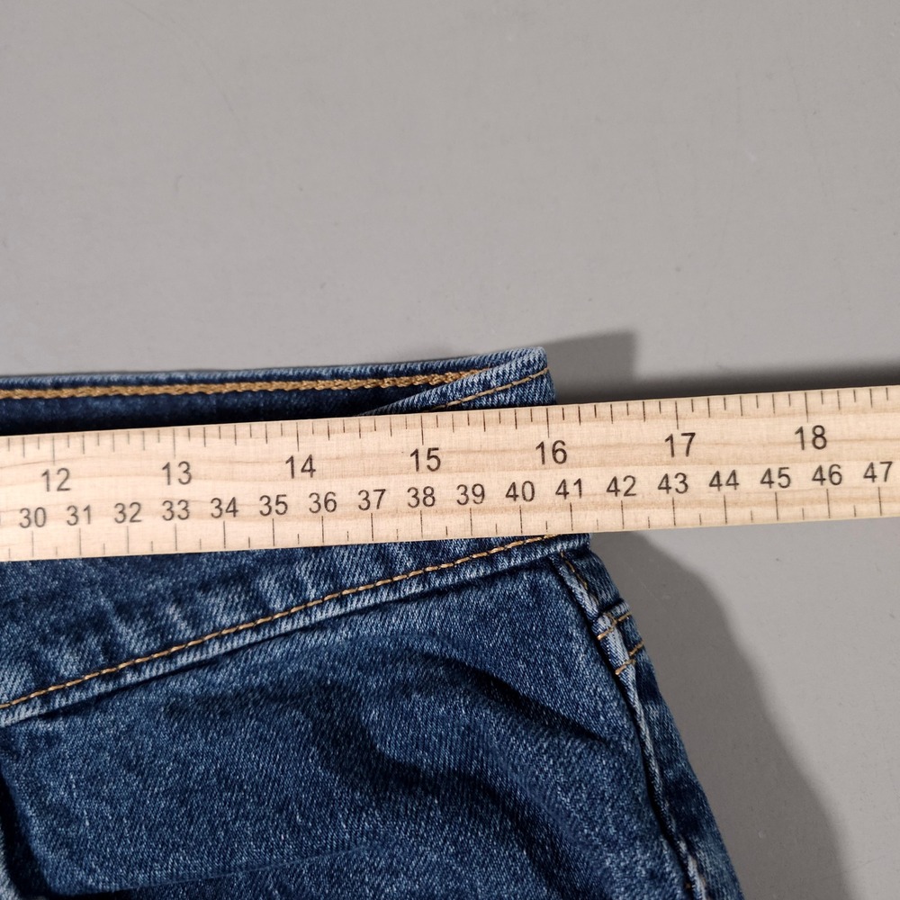 Levi's 505 Regular Fit Jeans Mens 32x34‎ Blue Straight Leg Denim Pants - Picture 5 of 8